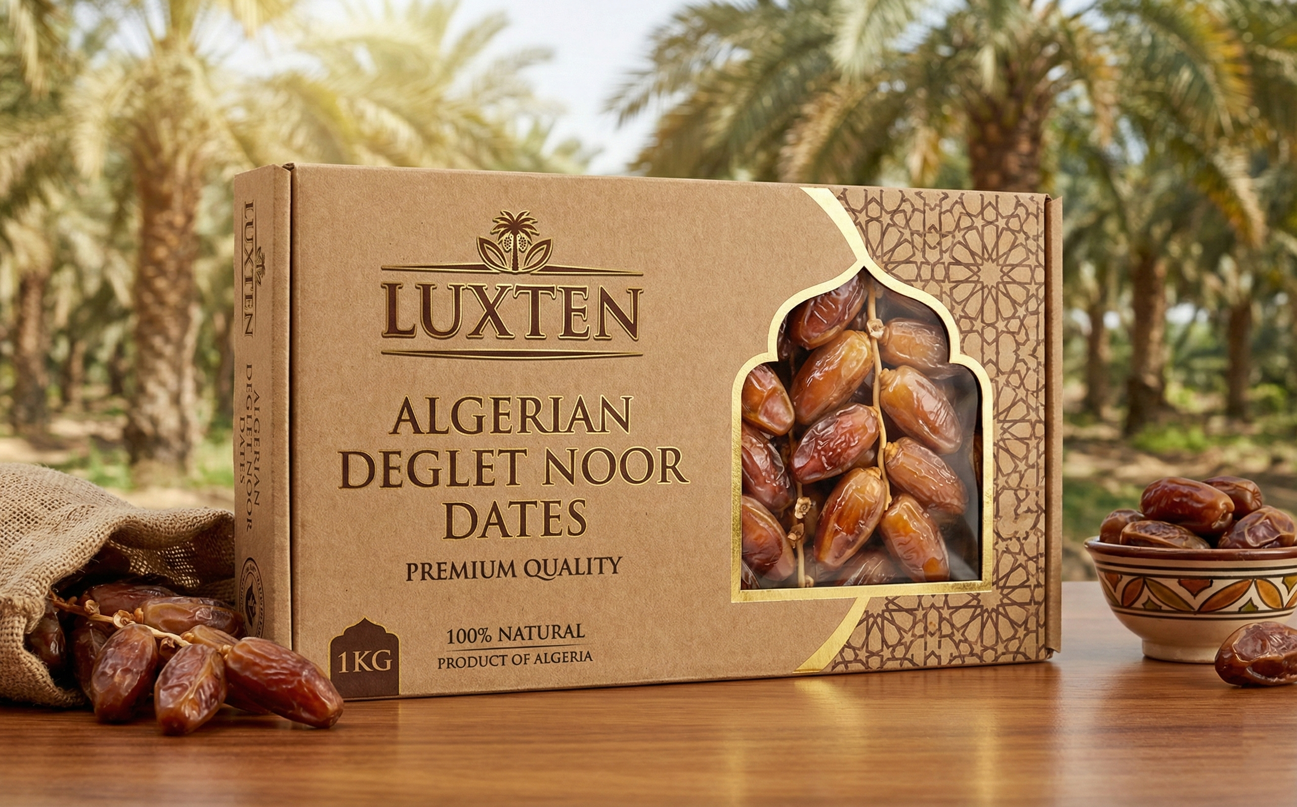 Natural Deglet Noor Dates